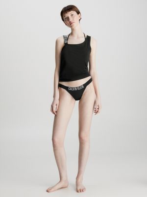 Calvin Klein Swimwear BRAZILIAN - Bikini bottoms - pvh black/black