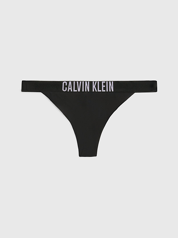 PVH BLACK Brazilian Bikini Bottoms - Intense Power for women CALVIN KLEIN