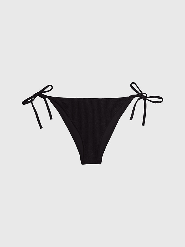 Pvh Black Tie Side Bikini Bottoms - Intense Power undefined women Calvin Klein
