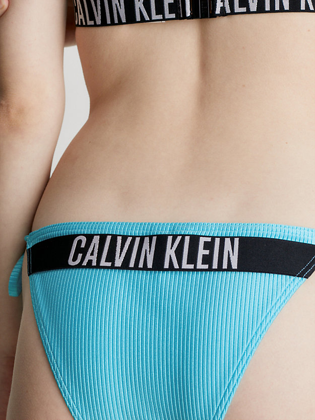 BLUE TIDE Dół od bikini wiązany po bokach - Intense Power dla Kobiety CALVIN KLEIN