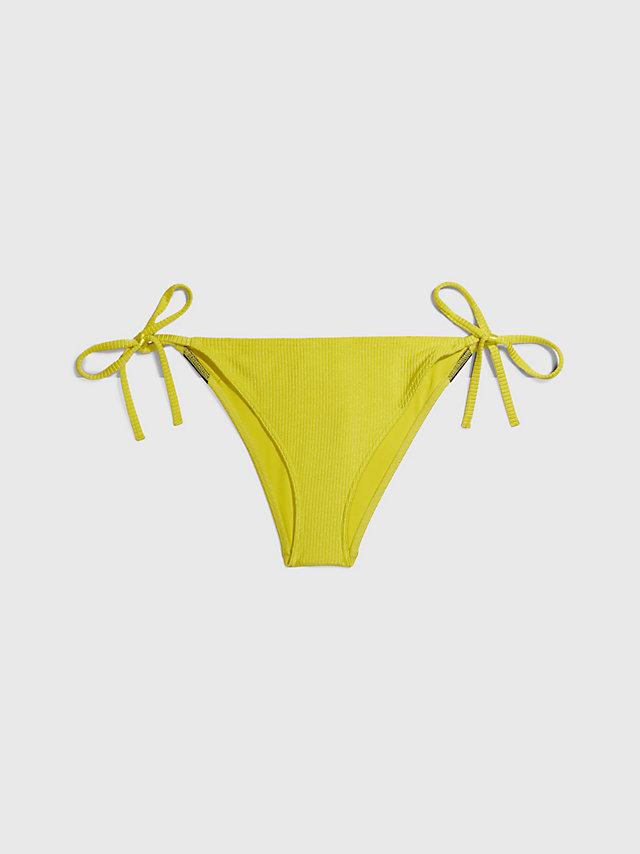 Lemonade Yellow > Bikinibroekje Met Strikbandjes - Intense Power > undefined dames - Calvin Klein