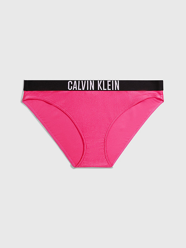 pink flash bikini bottoms - intense power for women calvin klein