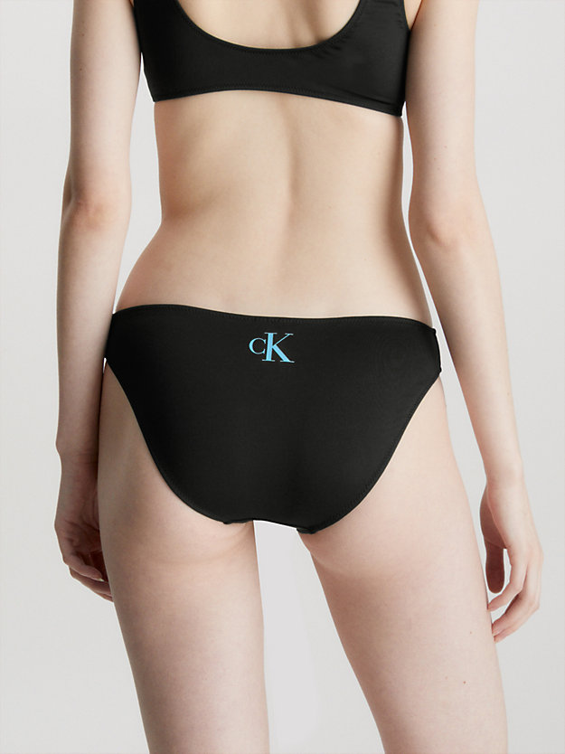 PVH BLACK Bikini Bottoms - CK Monogram for women CALVIN KLEIN