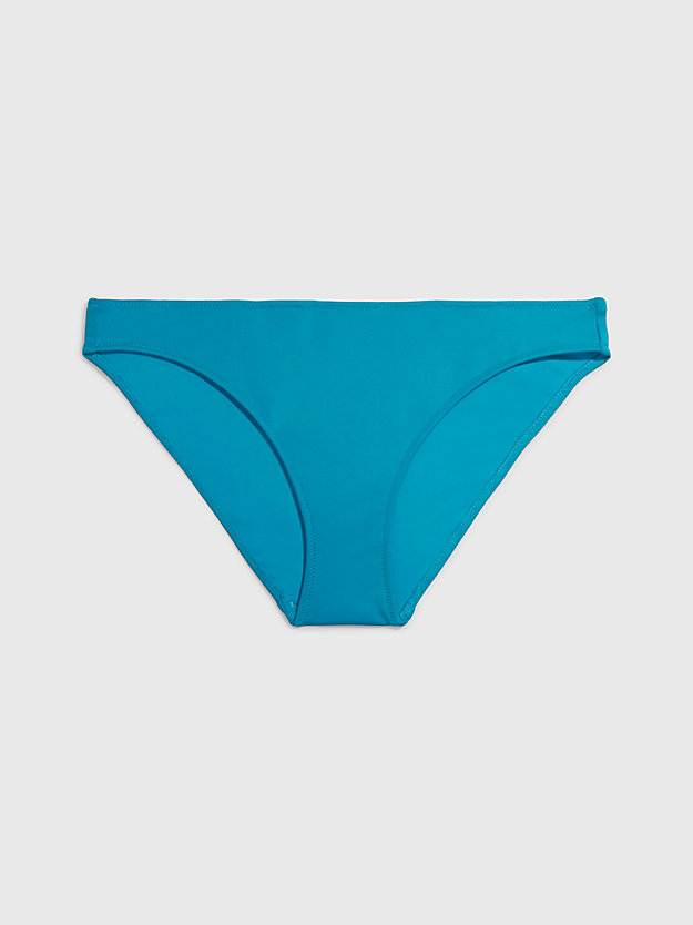 parte de abajo de bikini - ck monogram clear turquoise de mujer calvin klein