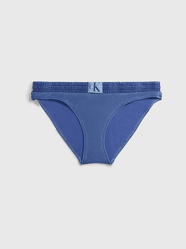 blue bikini bottoms - ck authentic for women calvin klein