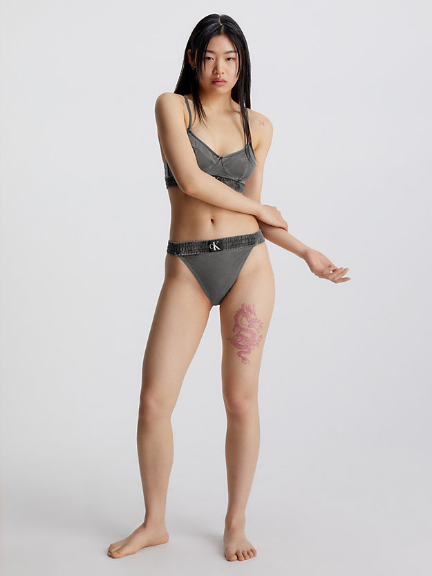 PVH BLACK High Leg Bikinihosen – CK Authentic für Damen CALVIN KLEIN