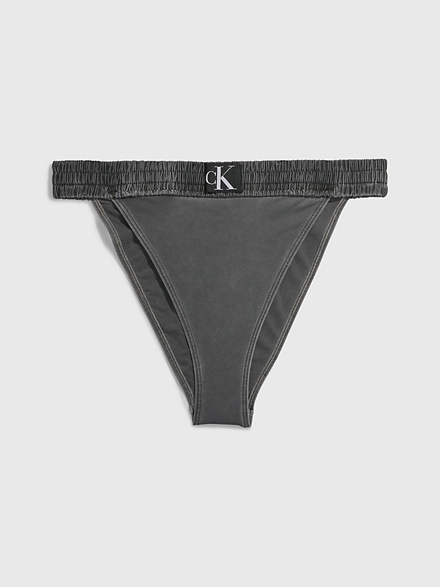Pvh Black Bikinibroekje Met Hoge Uitsnijding - CK Authentic undefined dames Calvin Klein