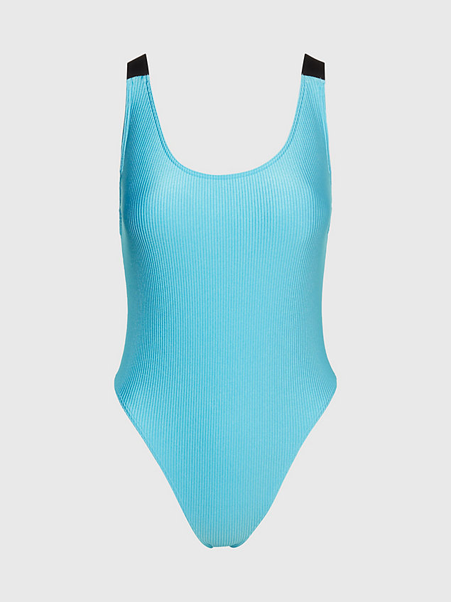 maillot de bain - intense power blue pour femmes calvin klein