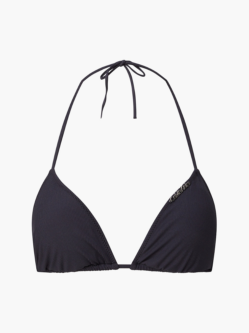 PVH BLACK Triangel Bikini-Top - Neutral Rib undefined Damen Calvin Klein