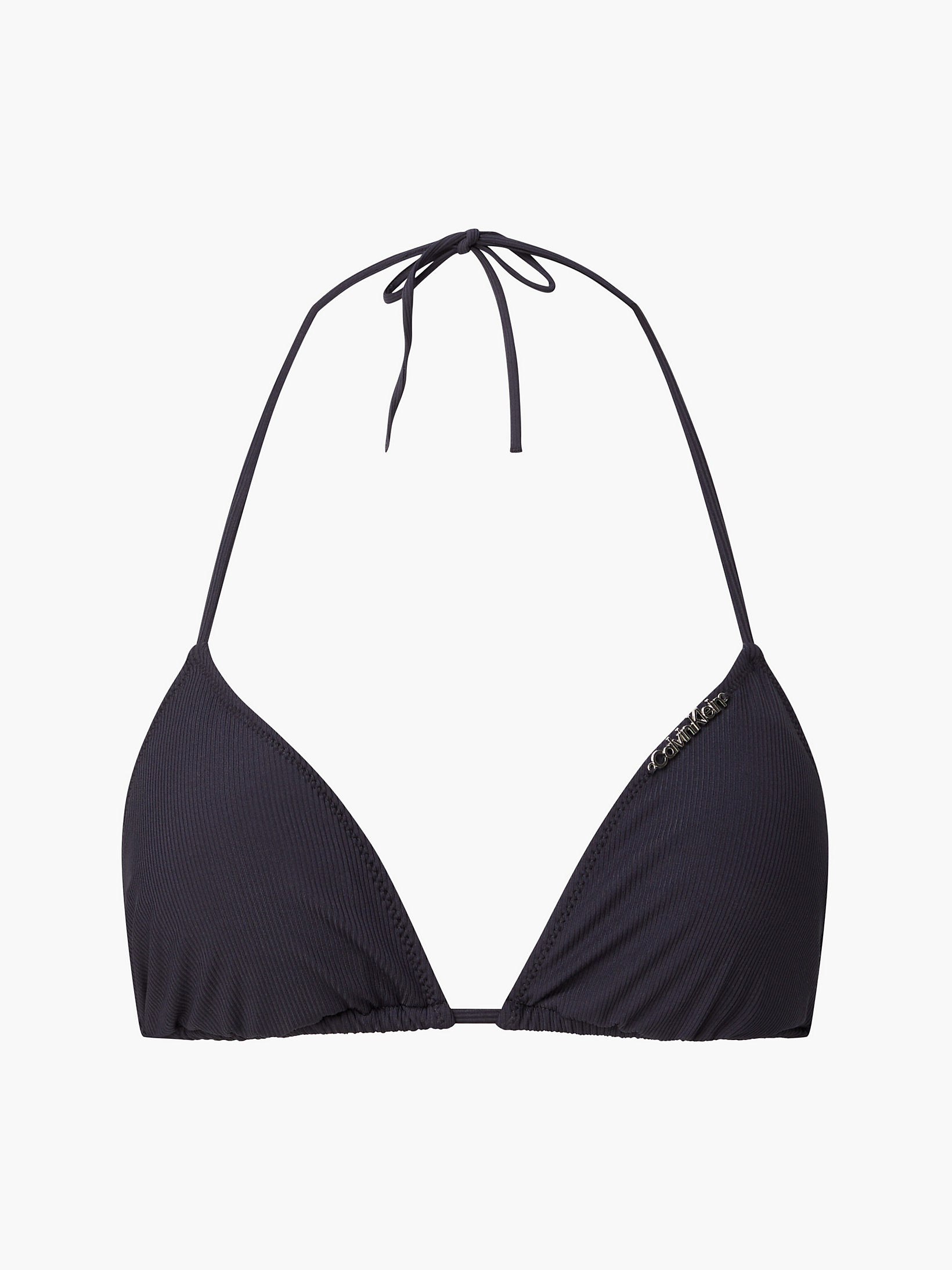 Pvh Black Triangel Bikini-Top - Neutral Rib undefined Damen Calvin Klein