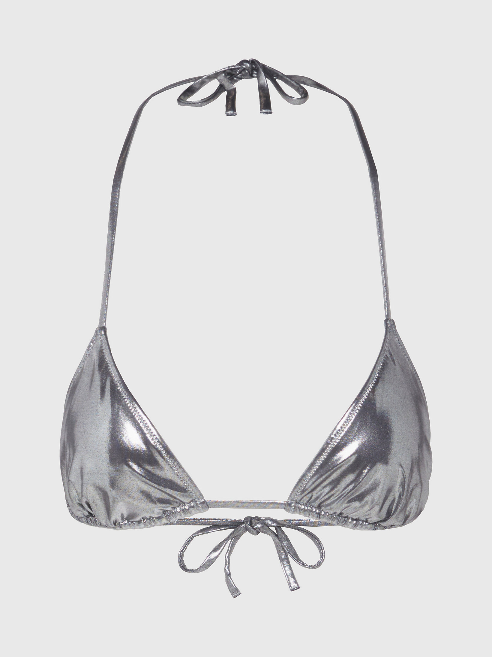 Silver Triangel Bikini-Top - CK Foil undefined Damen Calvin Klein