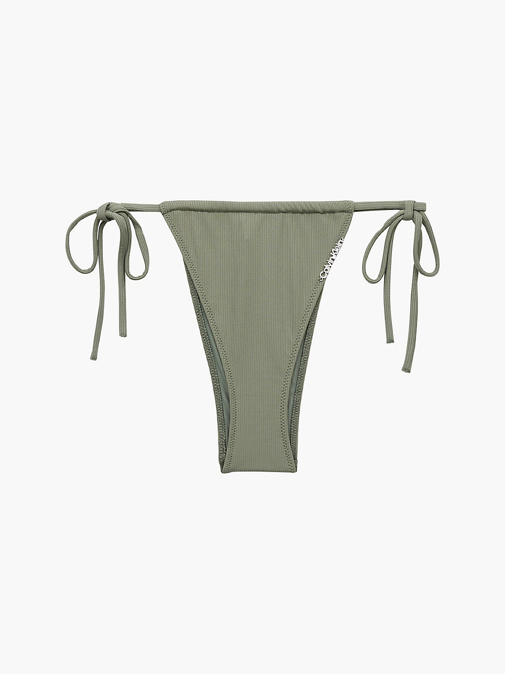 ARDEN GREEN > Triangel Bikinibroekje - Neutral Rib > undefined dames - Calvin Klein