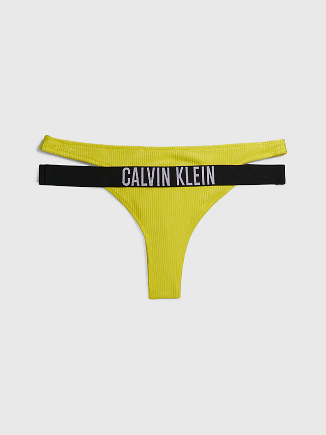 Lemonade Yellow Bas De Bikini String - Intense Power undefined femmes Calvin Klein