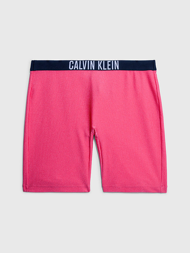 pink flash swim shorts - intense power for women calvin klein