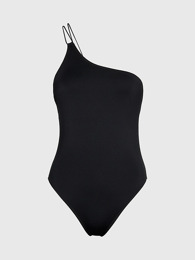 Pvh Black One-Shoulder-Badeanzug - Multi Ties undefined Damen Calvin Klein