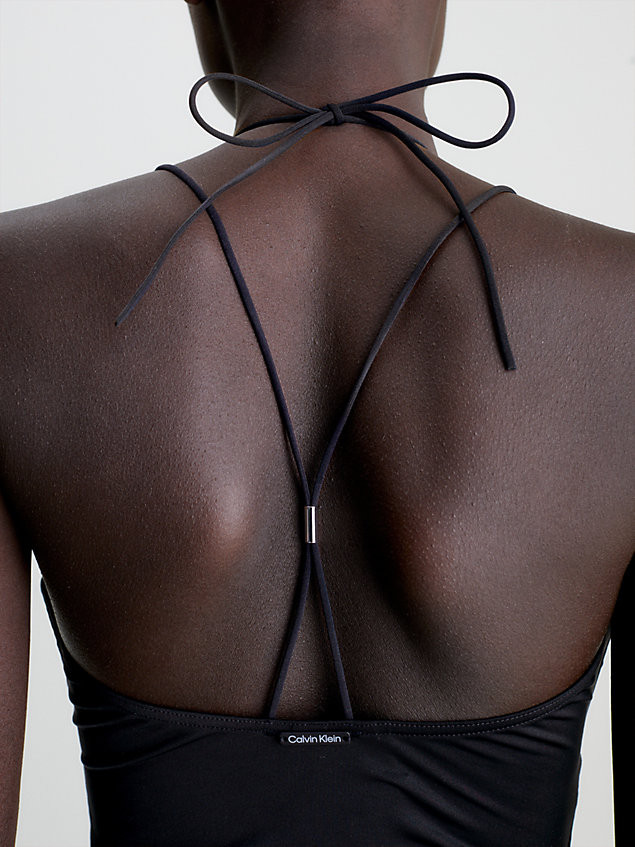 black swimsuit - multi ties for women calvin klein