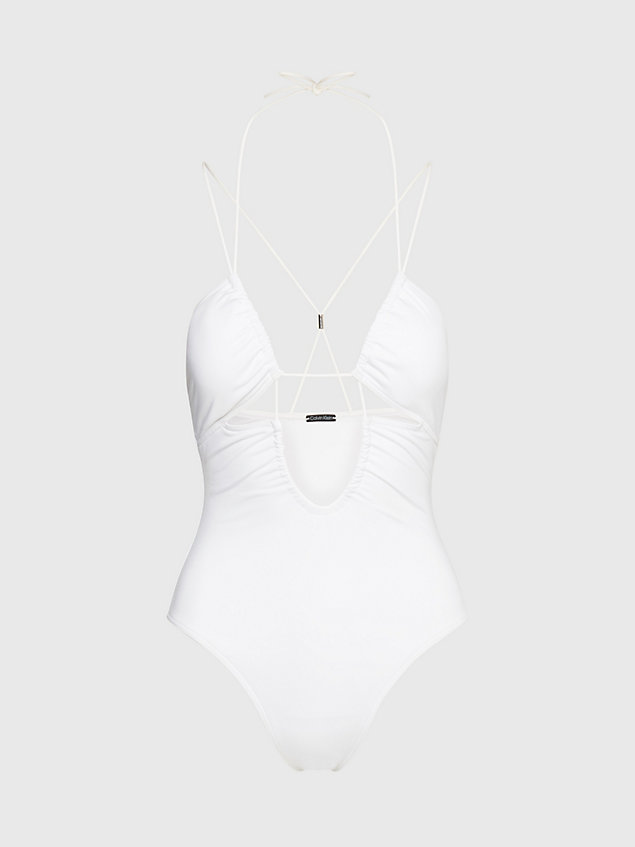maillot de bain - multi ties white pour femmes calvin klein