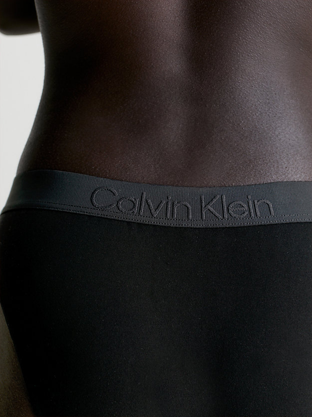 pvh black bikini bottoms - core tonal for women calvin klein