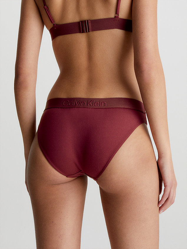 red bikini bottoms - core tonal for women calvin klein
