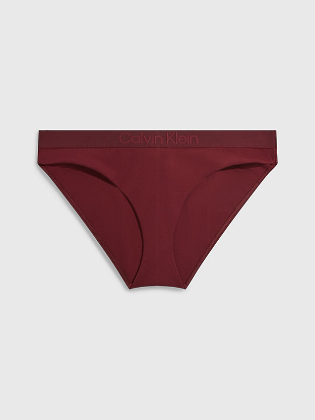 DEEP CRANBERRY Bikini Bottoms - Core Tonal for women CALVIN KLEIN