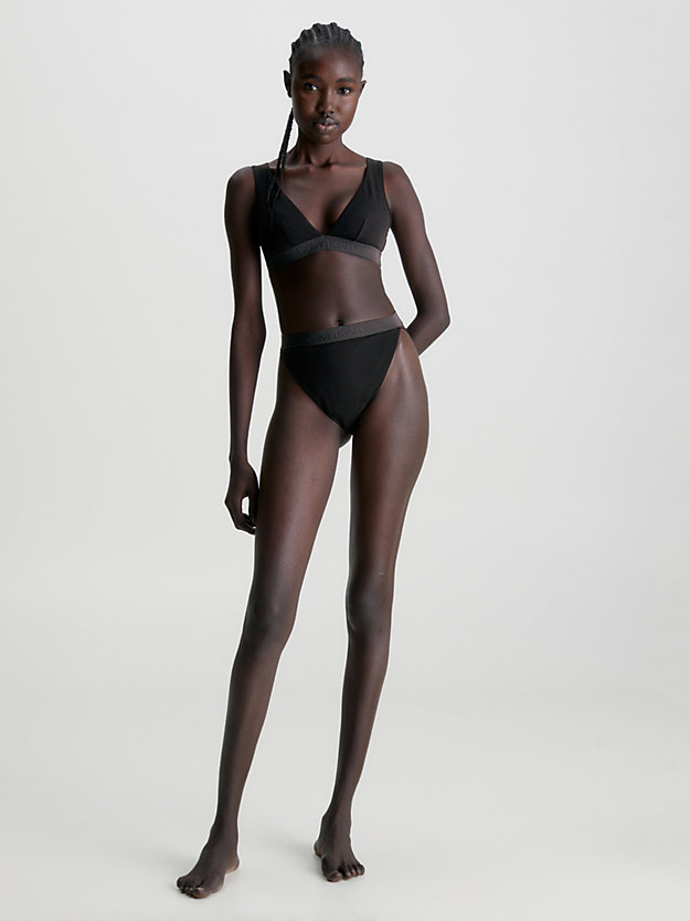PVH BLACK Dół od bikini z wysokim stanem - Core Tonal dla Kobiety CALVIN KLEIN