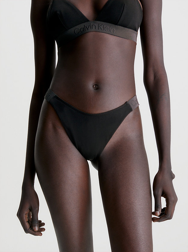 parte de abajo de bikini brasileña - core tonal pvh black de mujer calvin klein