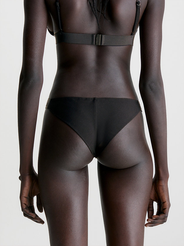 bas de bikini brésilien - core tonal pvh black pour femmes calvin klein