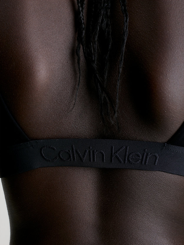 PVH BLACK Bralette Bikini Top - Core Tonal for women CALVIN KLEIN