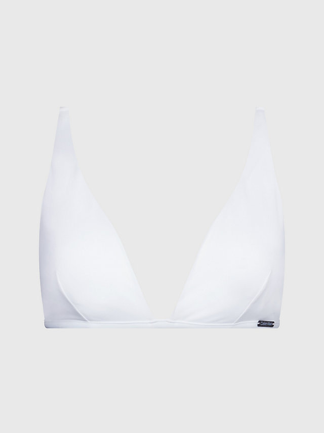 Pvh Classic White Triangel Bikinitop - Core Archive undefined dames Calvin Klein