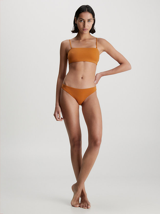 top bikini a fascia - core archive allspice da donna calvin klein