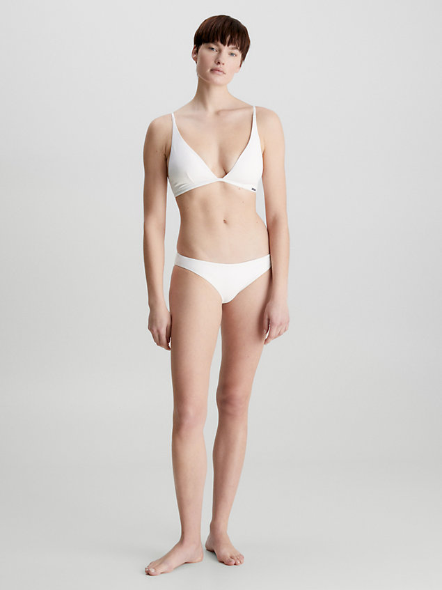 white bikini bottoms - core archive for women calvin klein
