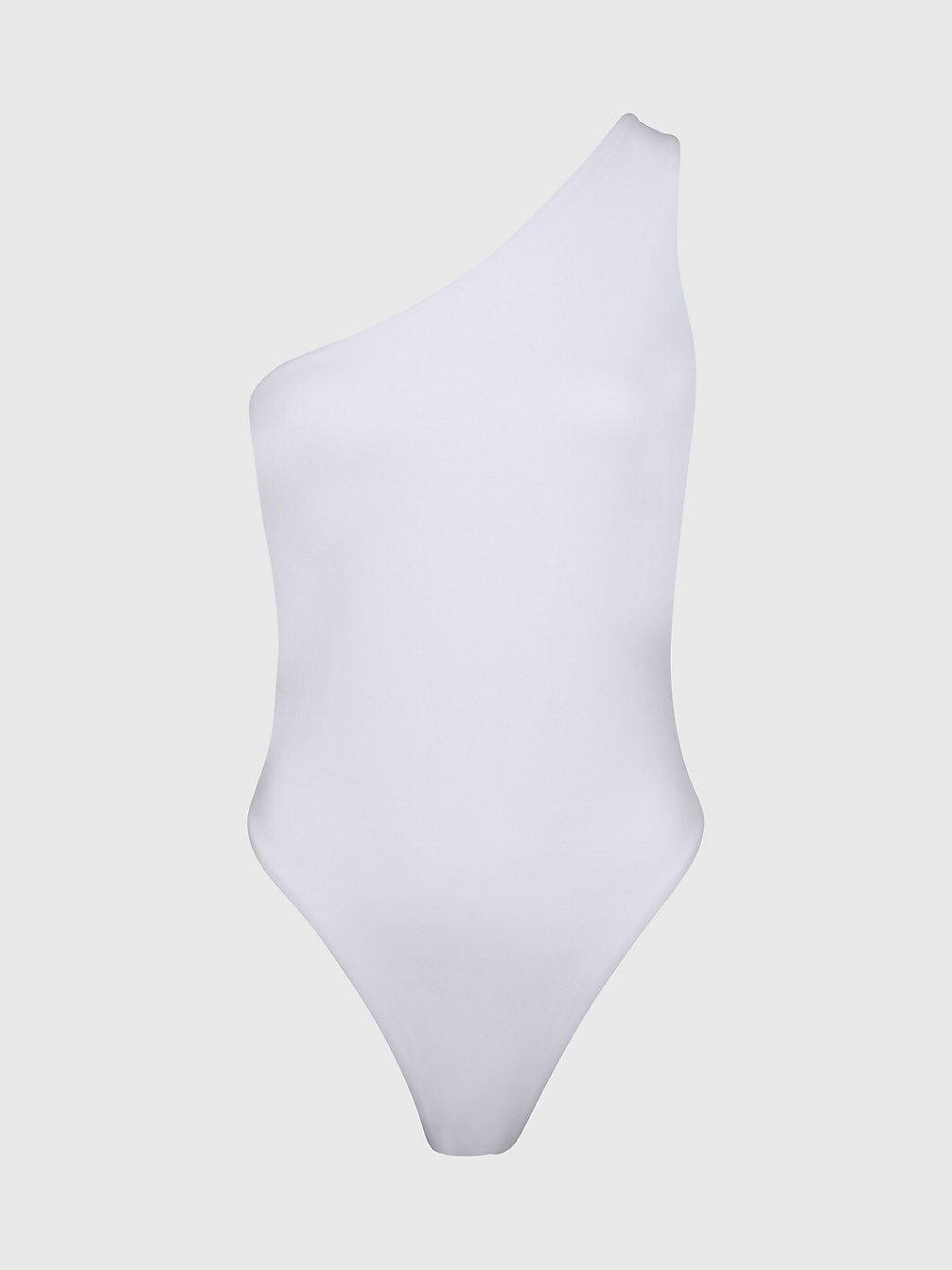 PVH CLASSIC WHITE One Shoulder Swimsuit - Core Archive undefined women Calvin Klein
