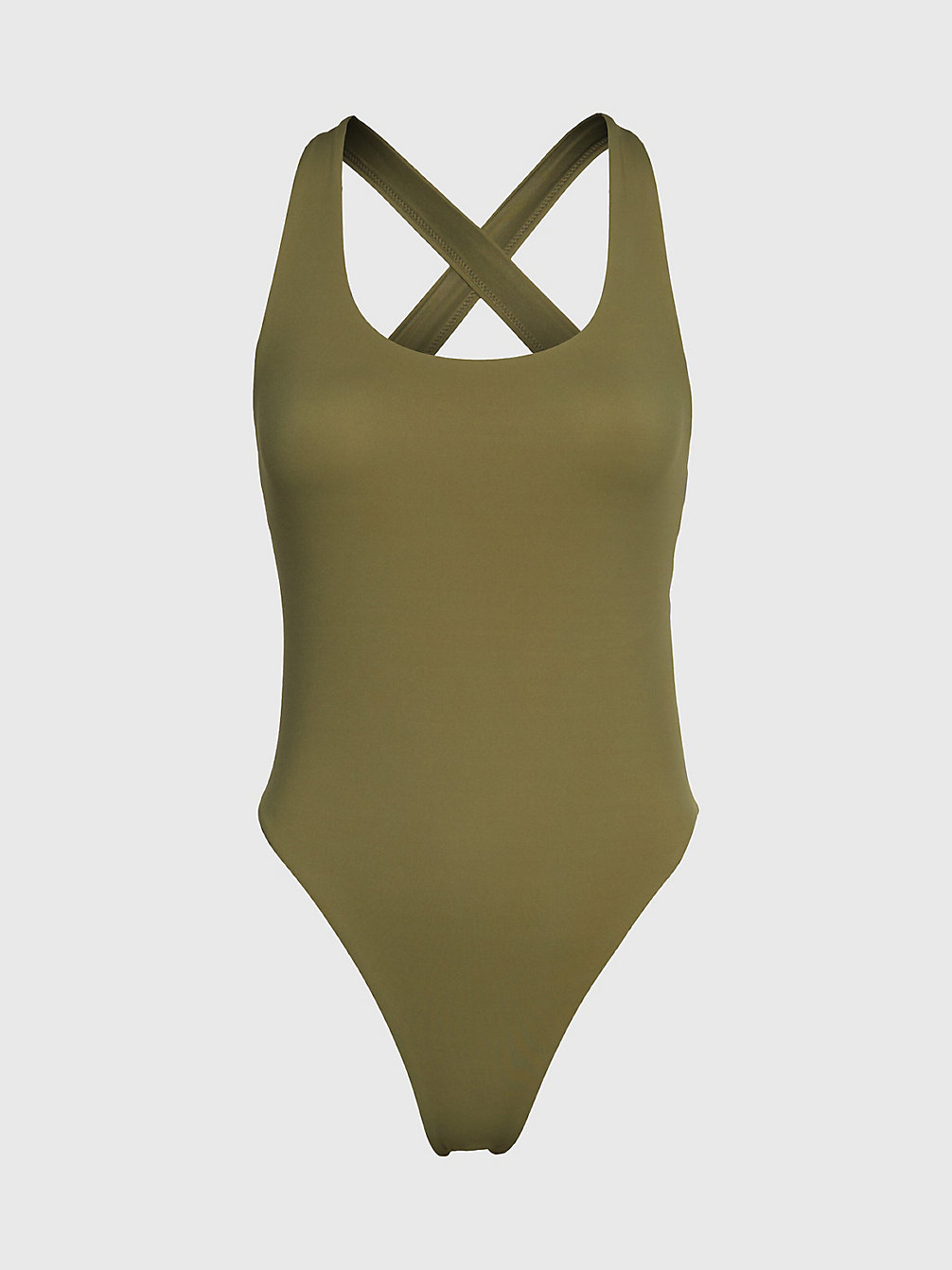 NEW BASIL Cross Back Swimsuit - Core Archive undefined women Calvin Klein