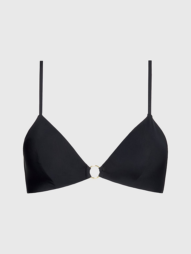 Pvh Black Haut De Bikini Triangle - Core Solids undefined femmes Calvin Klein