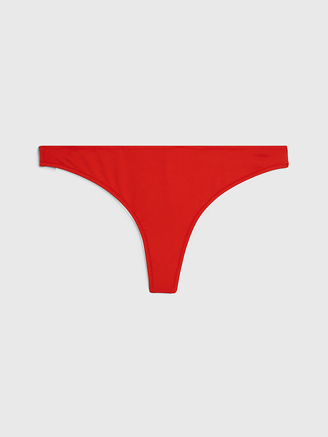 Cajun Red Thong Bikinihosen – CK Monogram undefined Damen Calvin Klein