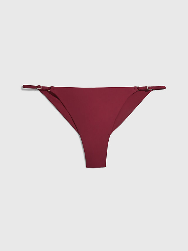 Deep Cranberry Brazilian Bikinihosen – Solids undefined Damen Calvin Klein