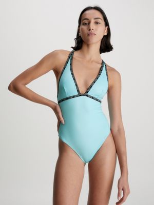 Calvin klein blue clearance swimsuit