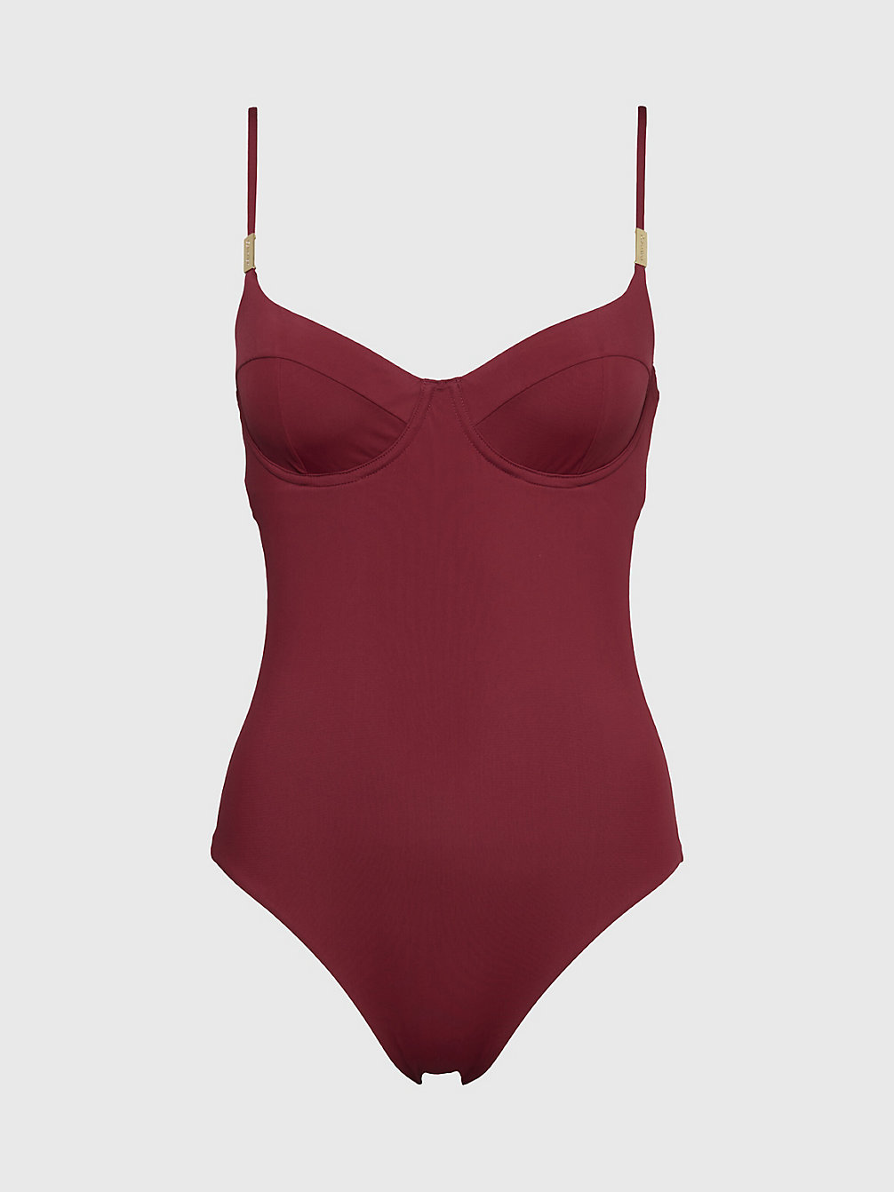 DEEP CRANBERRY Balconette Swimsuit - Core Solids undefined women Calvin Klein