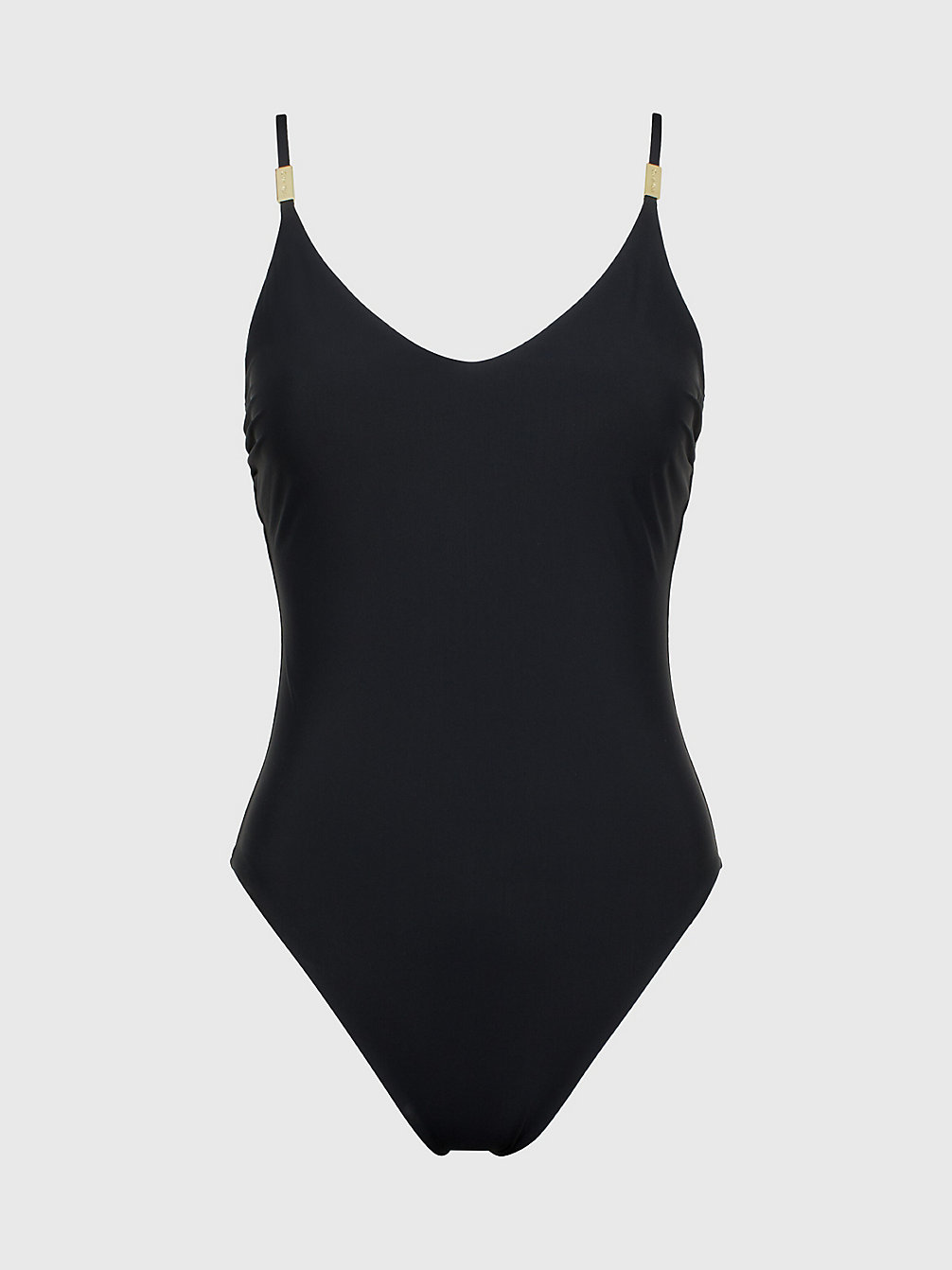 PVH BLACK Open Back Swimsuit - Core Solids undefined women Calvin Klein