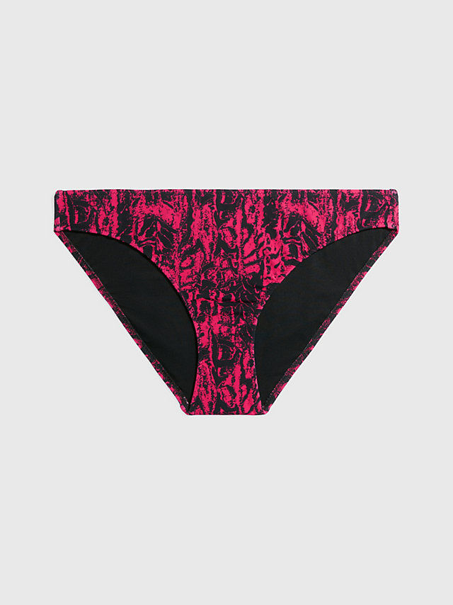 CK One Snake Pink Aop Bikinihosen – CK Monogram undefined Damen Calvin Klein