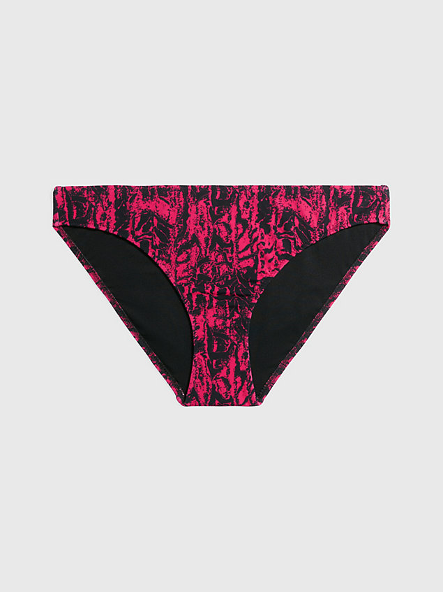 pink bikini bottoms - ck monogram for women calvin klein