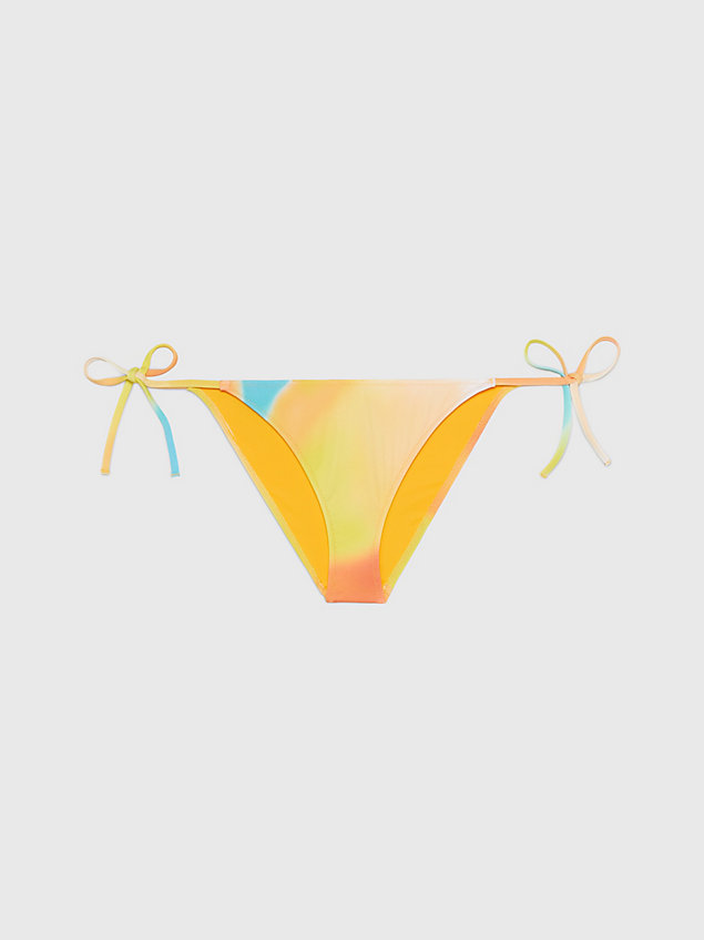  tie side bikini bottoms - ck monogram for women calvin klein