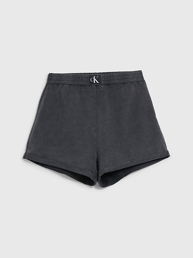 pvh black beach shorts - ck authentic for women calvin klein