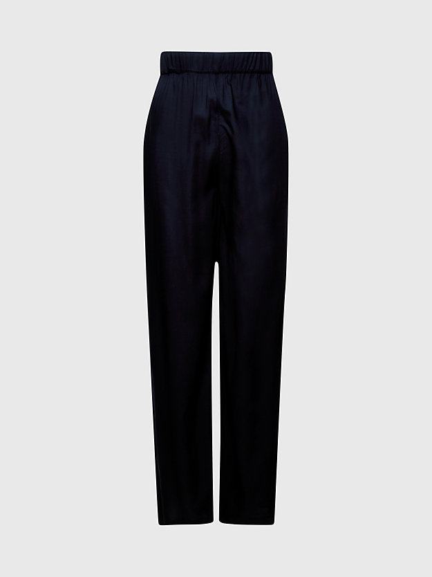 PVH BLACK Spodnie plażowe z szerokimi nogawkami dla Kobiety CALVIN KLEIN