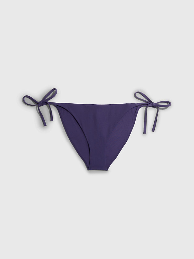 FRESH BLUEBERRY Tie Side Bikini Bottoms - Core Archive for women CALVIN KLEIN