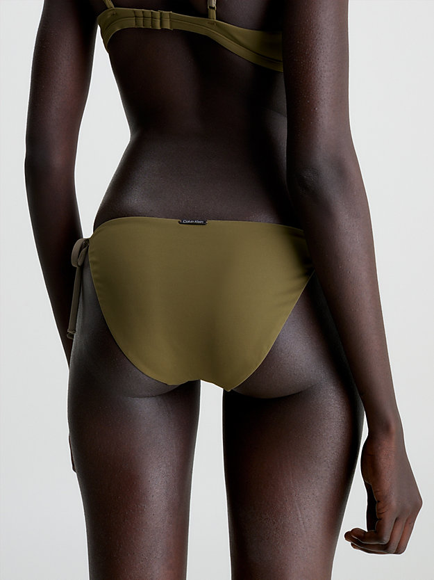 NEW BASIL Tie Side Bikini Bottoms - Core Archive for women CALVIN KLEIN