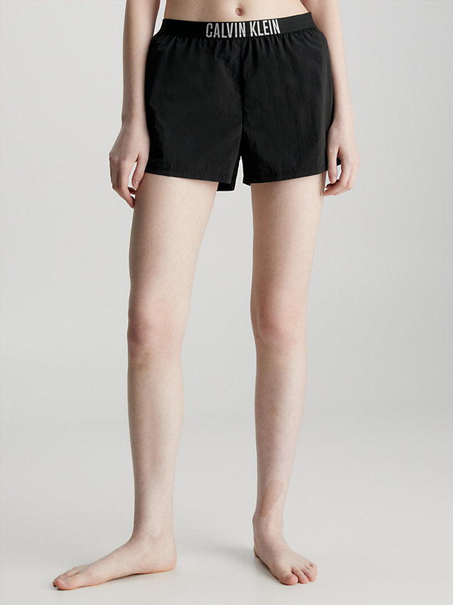 black beach shorts - intense power for women calvin klein