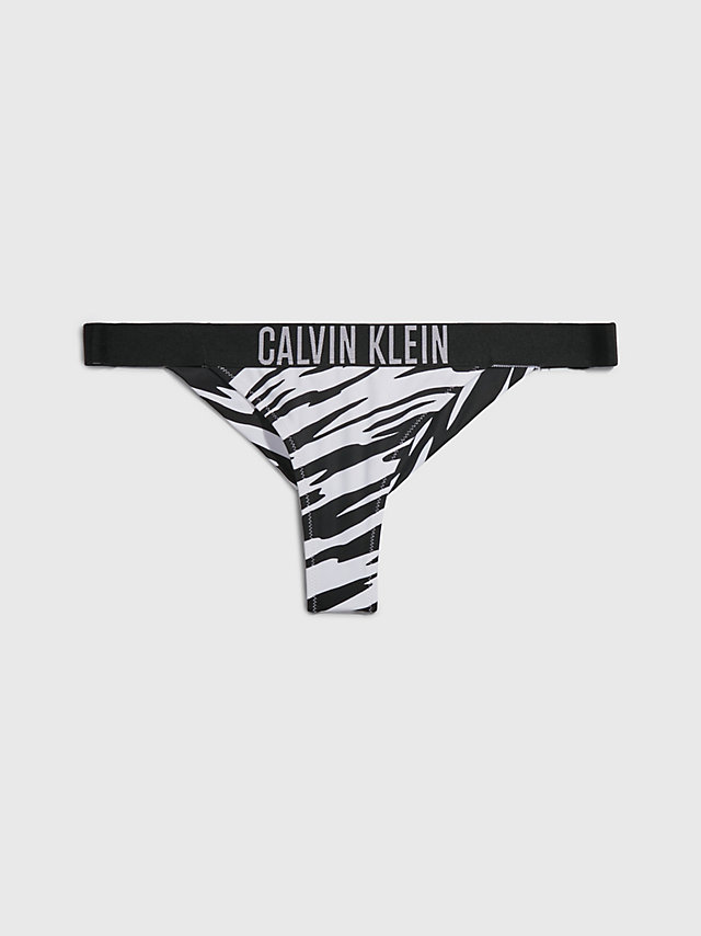 Ip Zebra Aop Brazilian Bikini Bottoms - Intense Power undefined women Calvin Klein