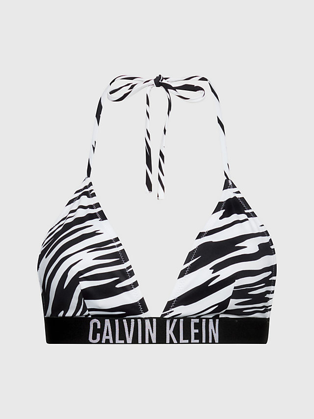 Ip Zebra Aop Triangel Bikinitop - Intense Power undefined dames Calvin Klein