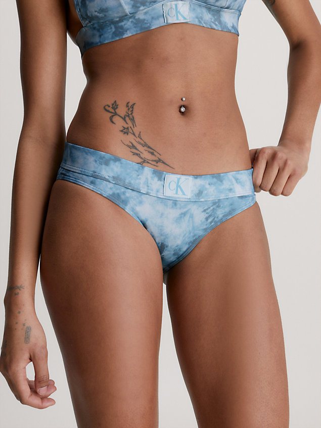 blue bikinihosen – ck authentic für damen - calvin klein